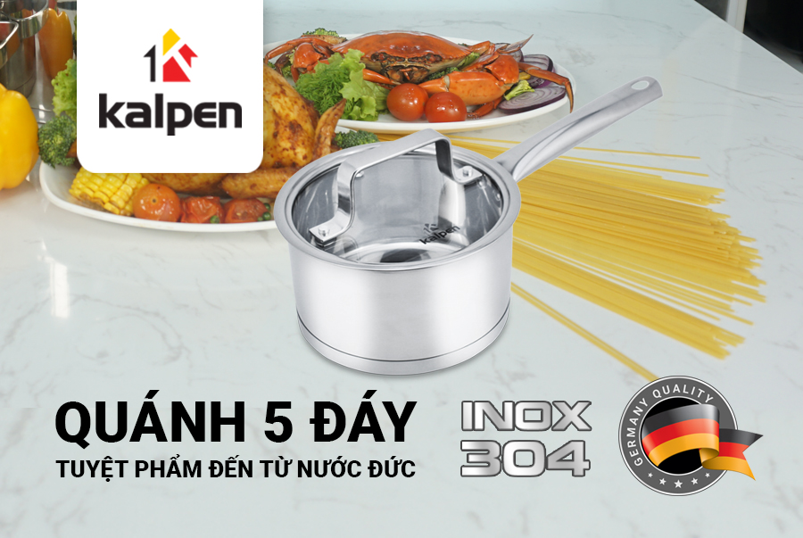  Quánh Inox 304 Cao Cấp Kalpen Gliter