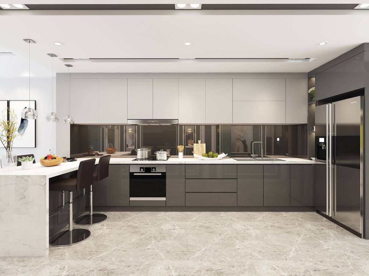 Tủ bếp thông minh hiện đại