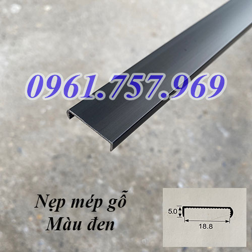 Nẹp cánh tủ màu đen
