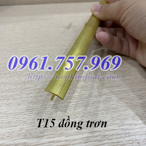 Nẹp đồng chữ T15