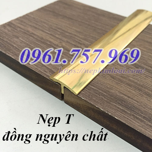 Nẹp đồng nguyên chất chữ T