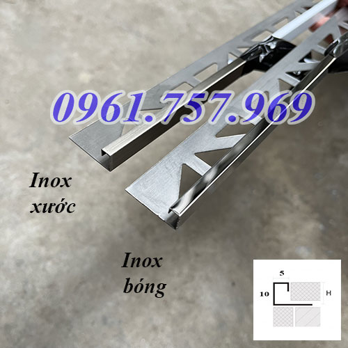 Nẹp inox góc tường