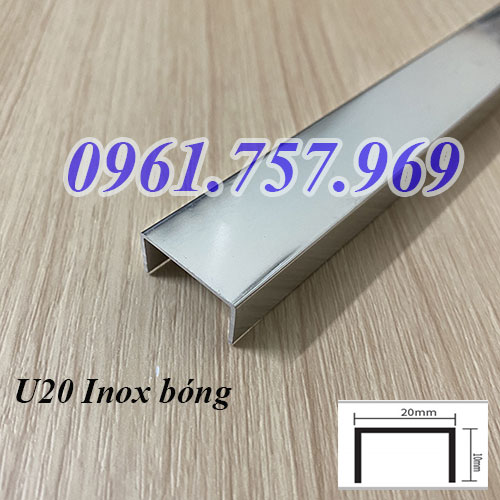 Nẹp inox U20