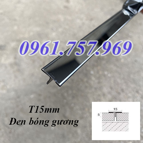 Nẹp T inox màu đen