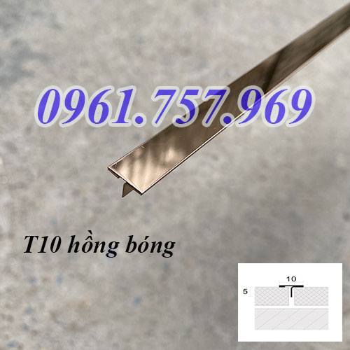 Nẹp T10 màu hồng