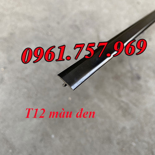 Nẹp T12 màu đen