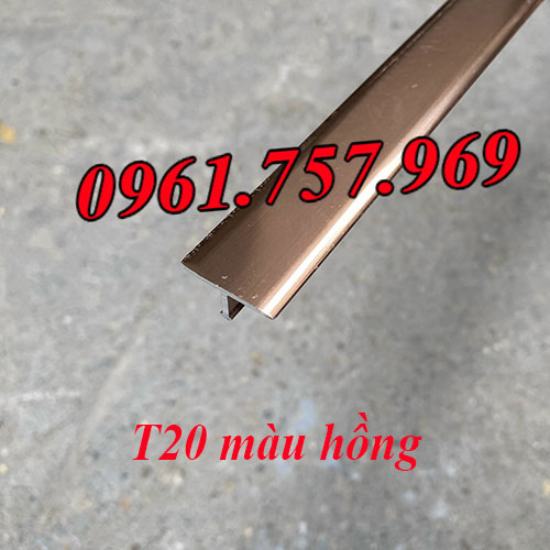 Nẹp T20 màu hồng