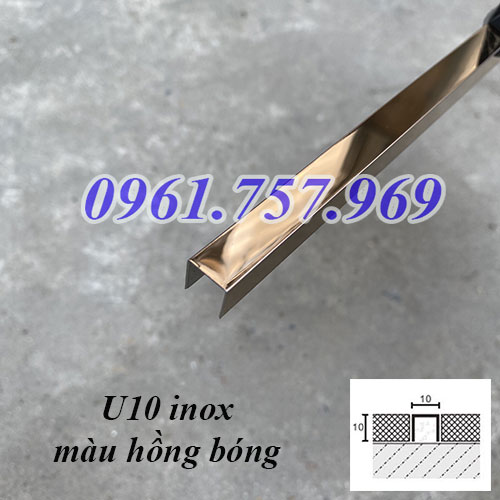 Nẹp U màu đồng