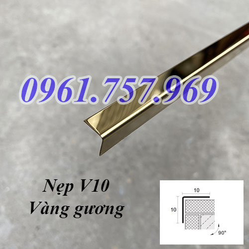 Nẹp V mạ pvd