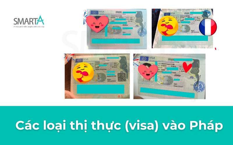 Các loại thị thực (visa) vào Pháp