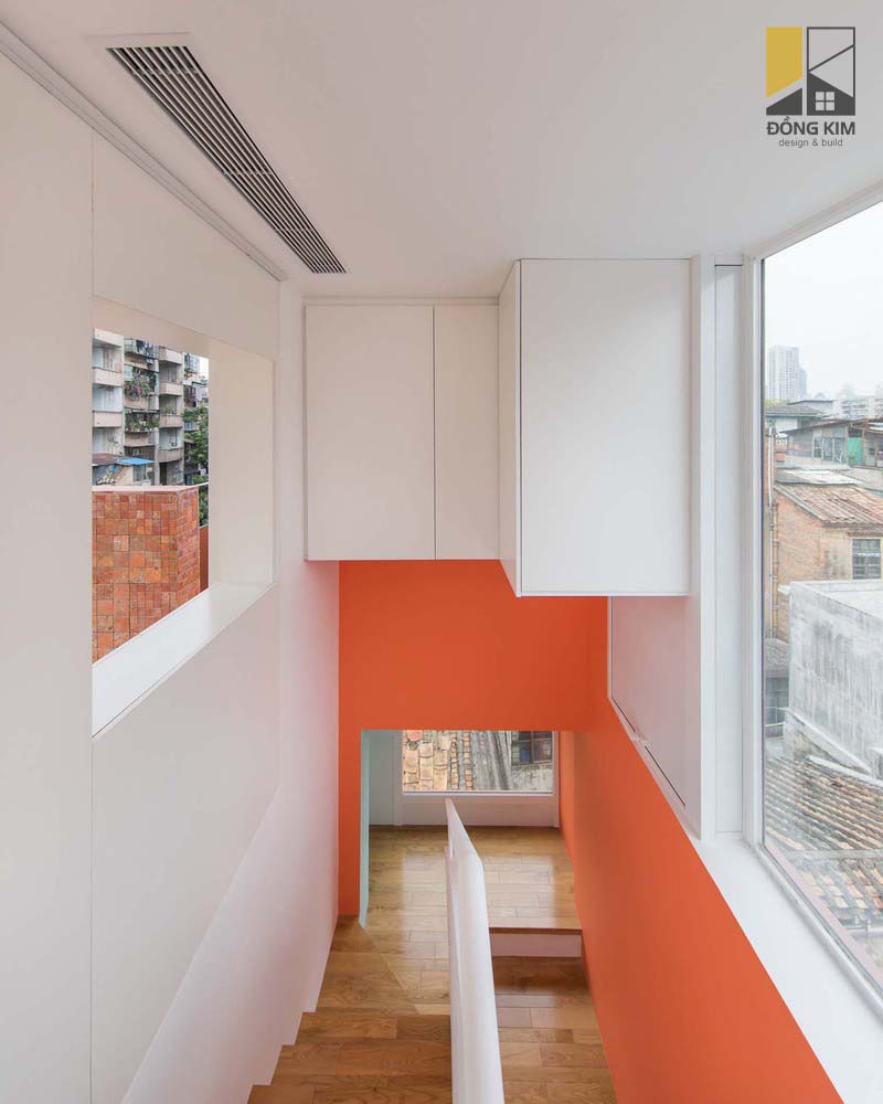 cải tạo ngôi nhà siêu nhỏ trong con hẽm san sát nhau tại quảng châu