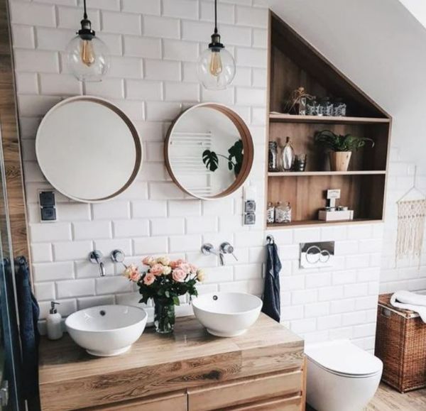 Mẫu nhà vệ sinh phong cách vintage