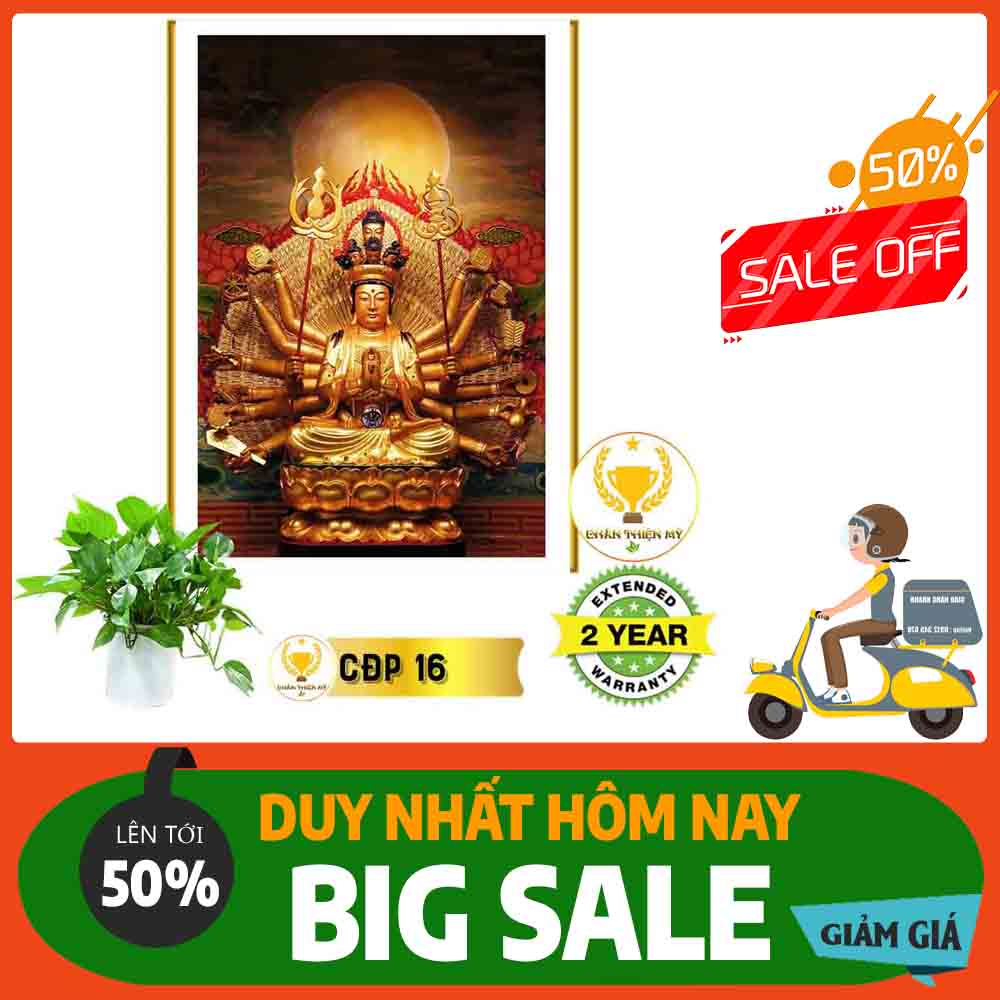 Tranh Phật Mẫu Chuẩn Đề 2
