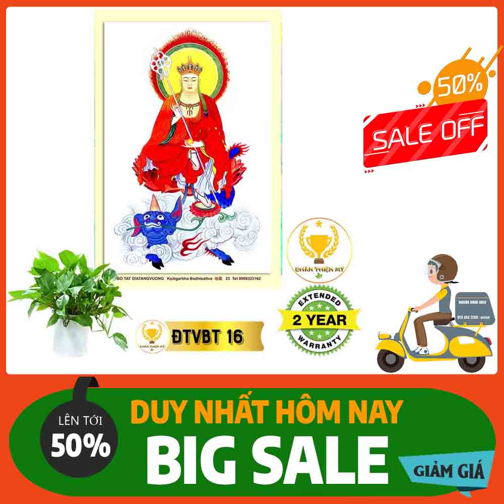 Tranh Địa Tạng Vương Bồ Tát 02