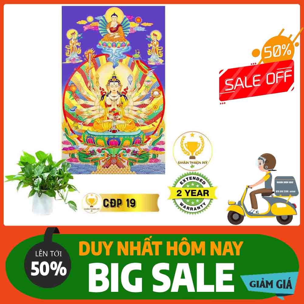 Tranh Phật Mẫu Chuẩn Đề 2