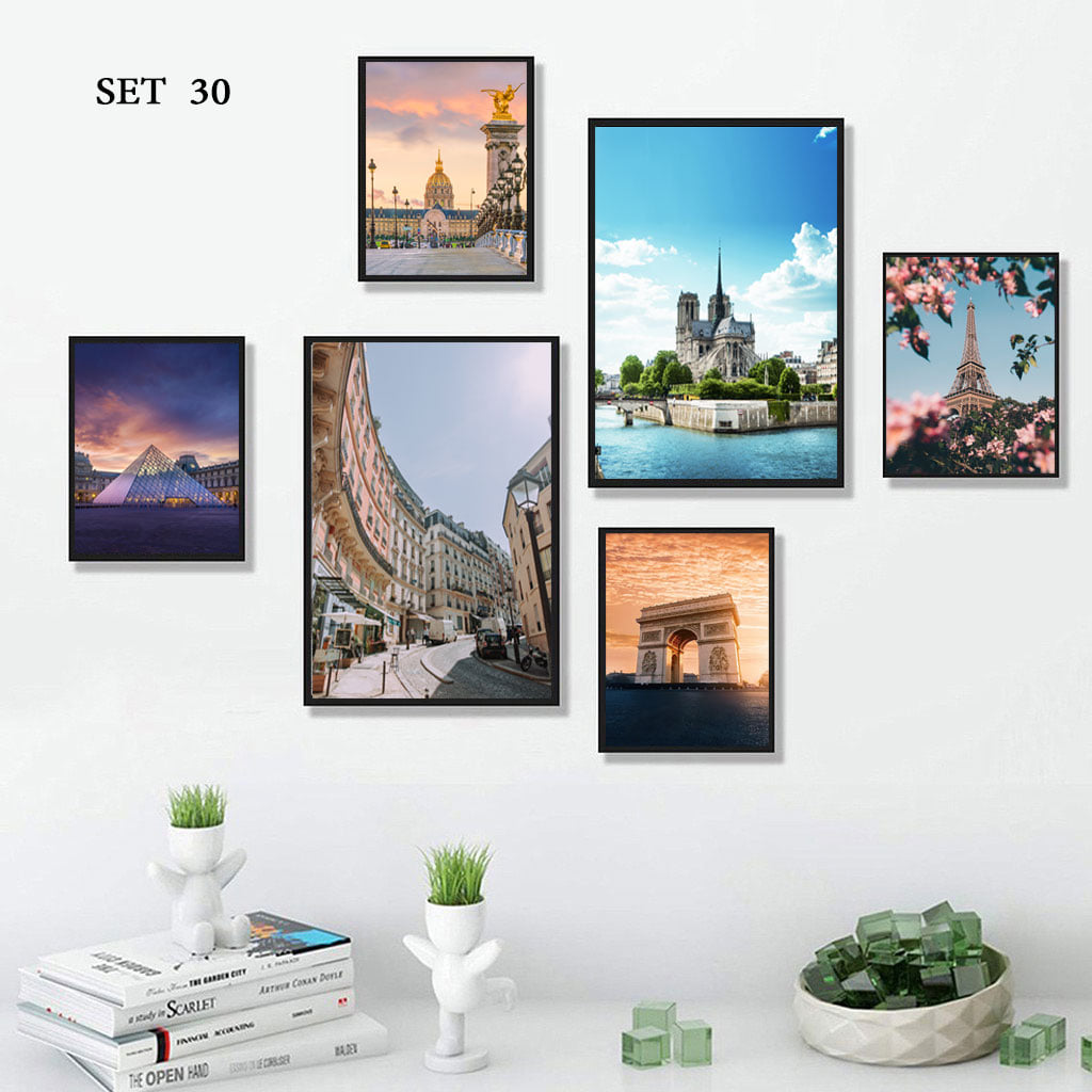 Bộ 6 bức tranh treo Phòng khách_PK9