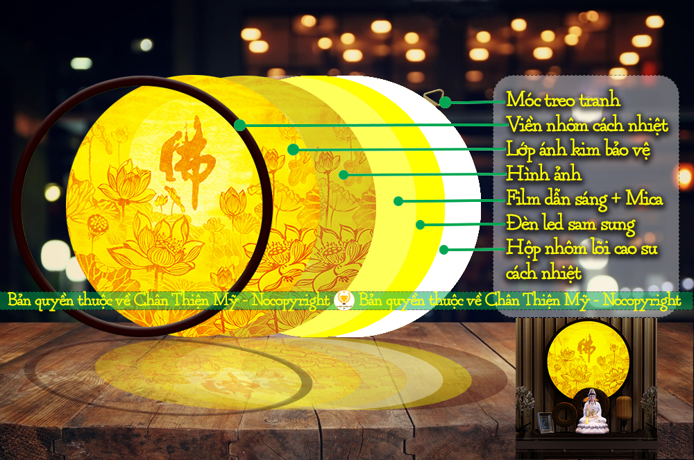 Hào quang trúc chỉ in TC-HQ 40