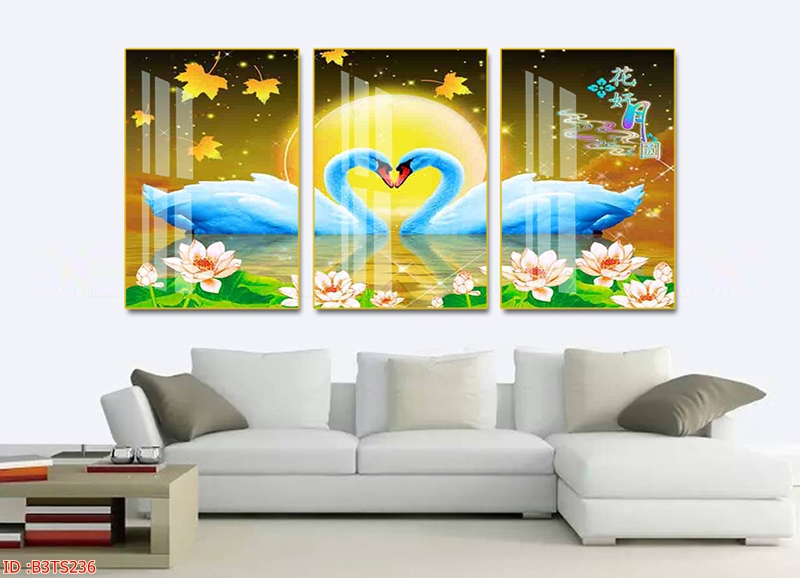 Bộ 3 bức tranh treo Phòng ngủ_PN17