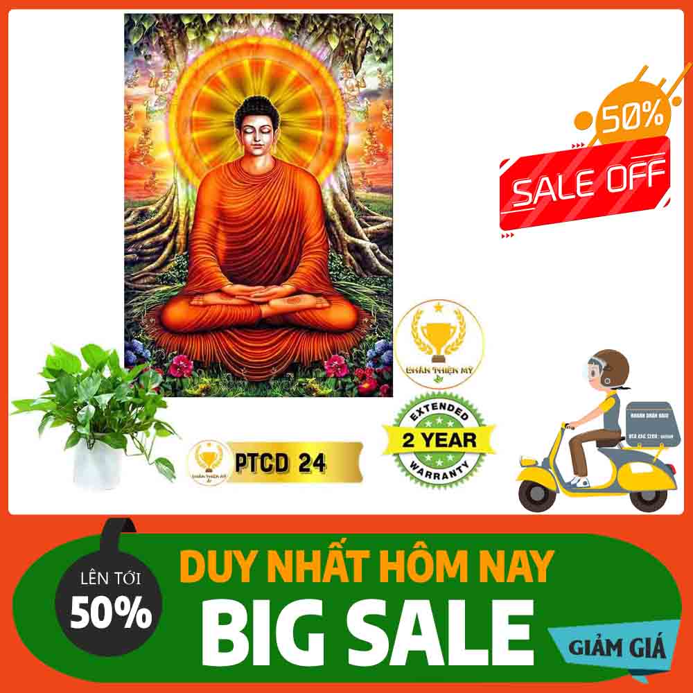 Tranh Phật Thích Ca Mâu Ni MS 24