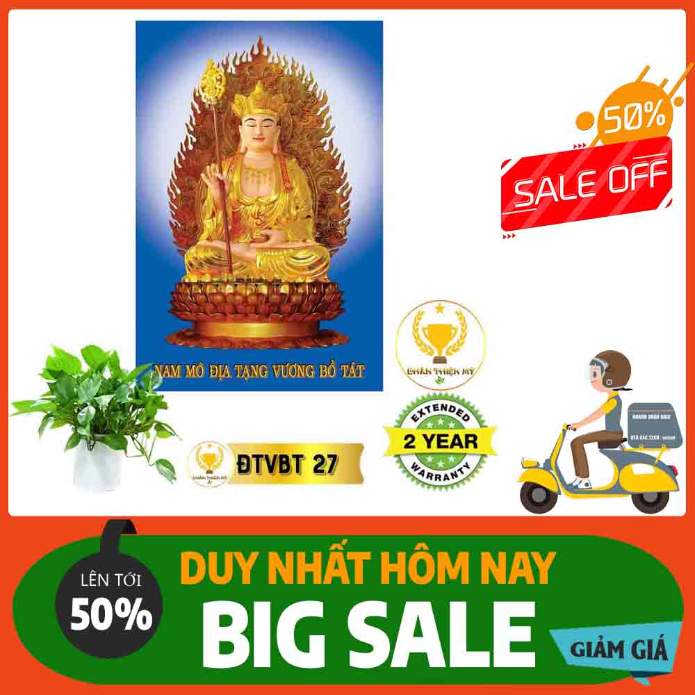 Tranh Địa Tạng Vương Bồ Tát 02