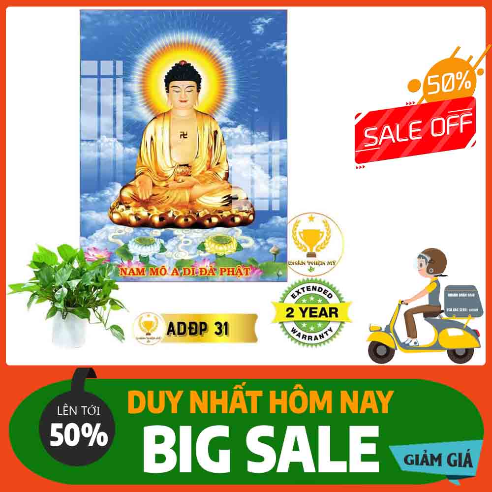 Tranh Phật A Di Đà MS 31