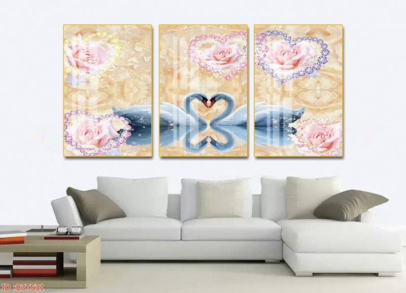 Bộ 3 bức tranh treo Phòng Ngủ