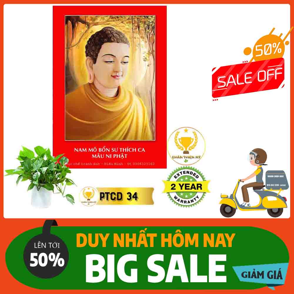 Tranh Phật Thích Ca Mâu Ni 03