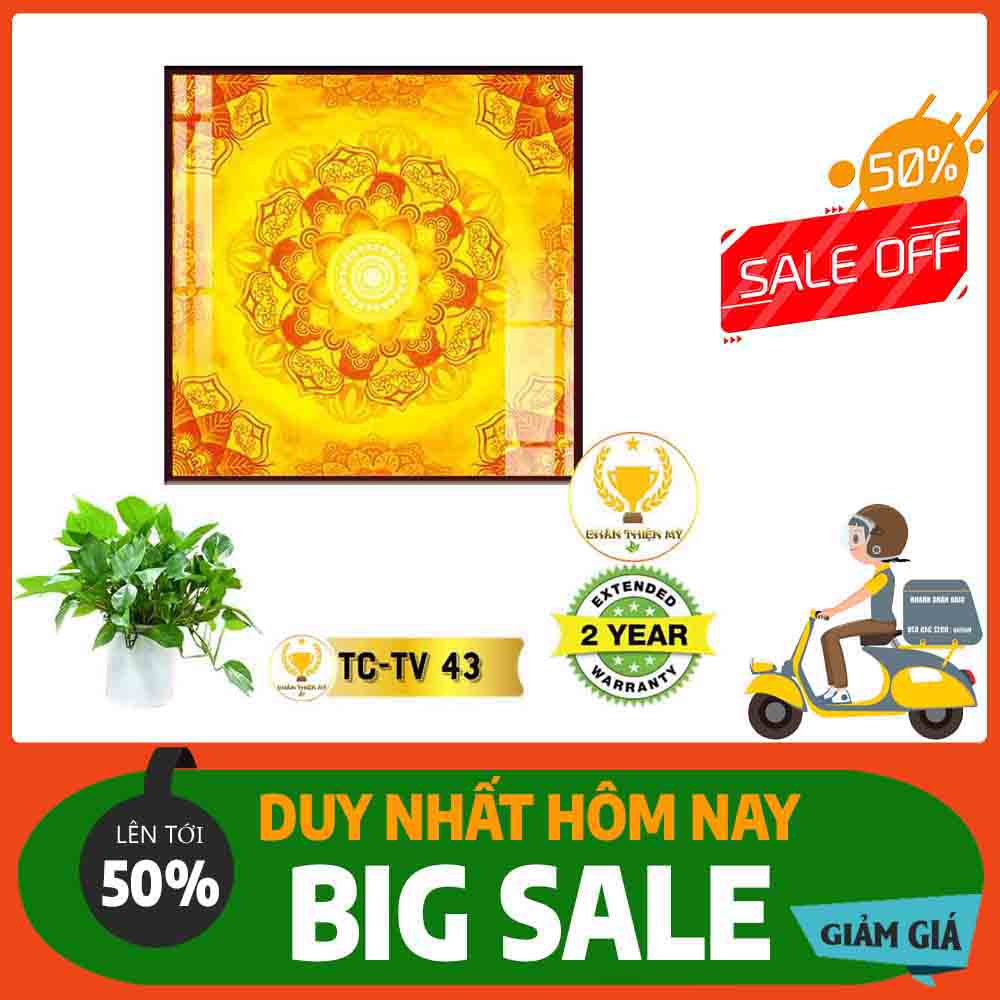 Tranh trúc chỉ in vuông MS 43