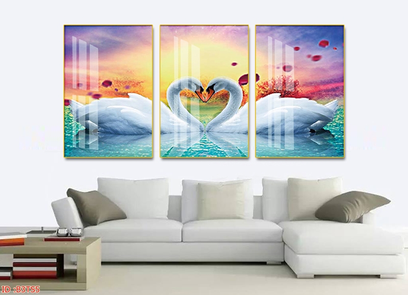 Bộ 3 bức tranh treo Phòng Ngủ
