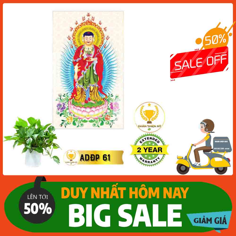 Tranh Phật A Di Đà MS 61