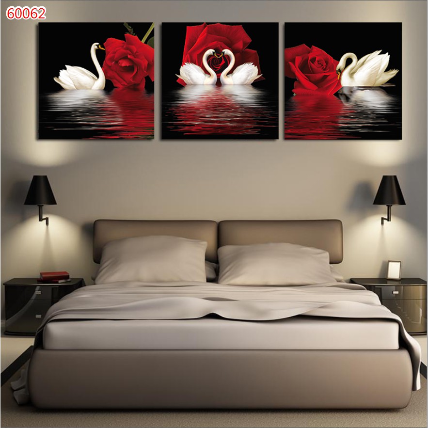 Bộ 3 bức tranh treo Phòng Ngủ