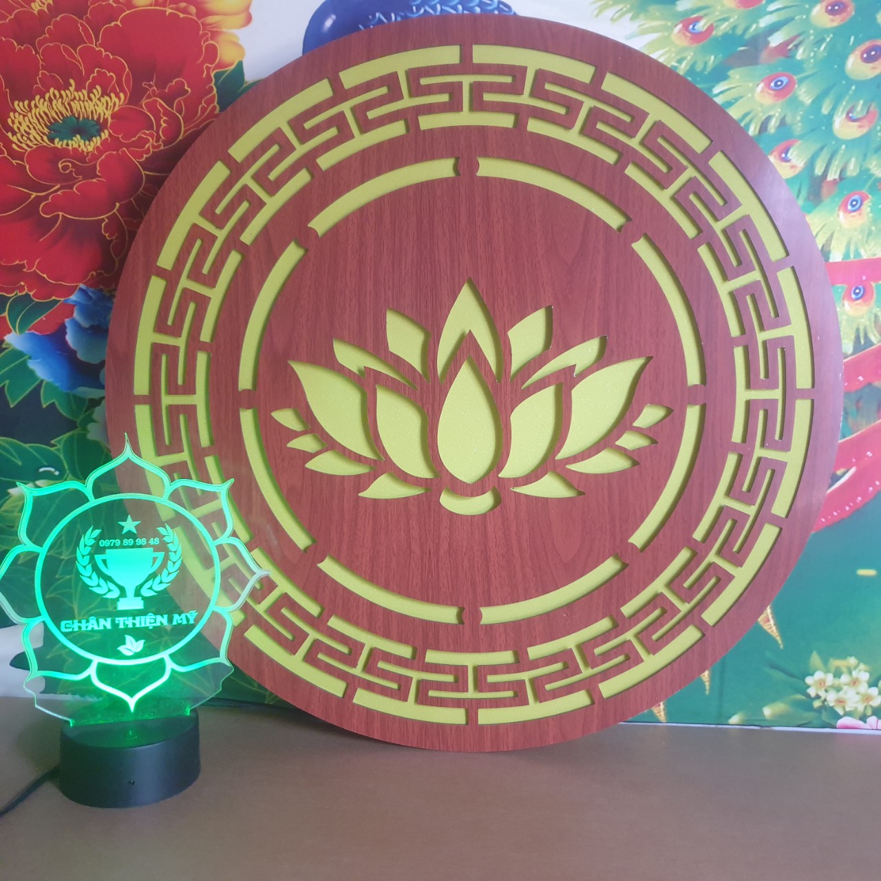 Đèn thờ hào quang CNC MS 02