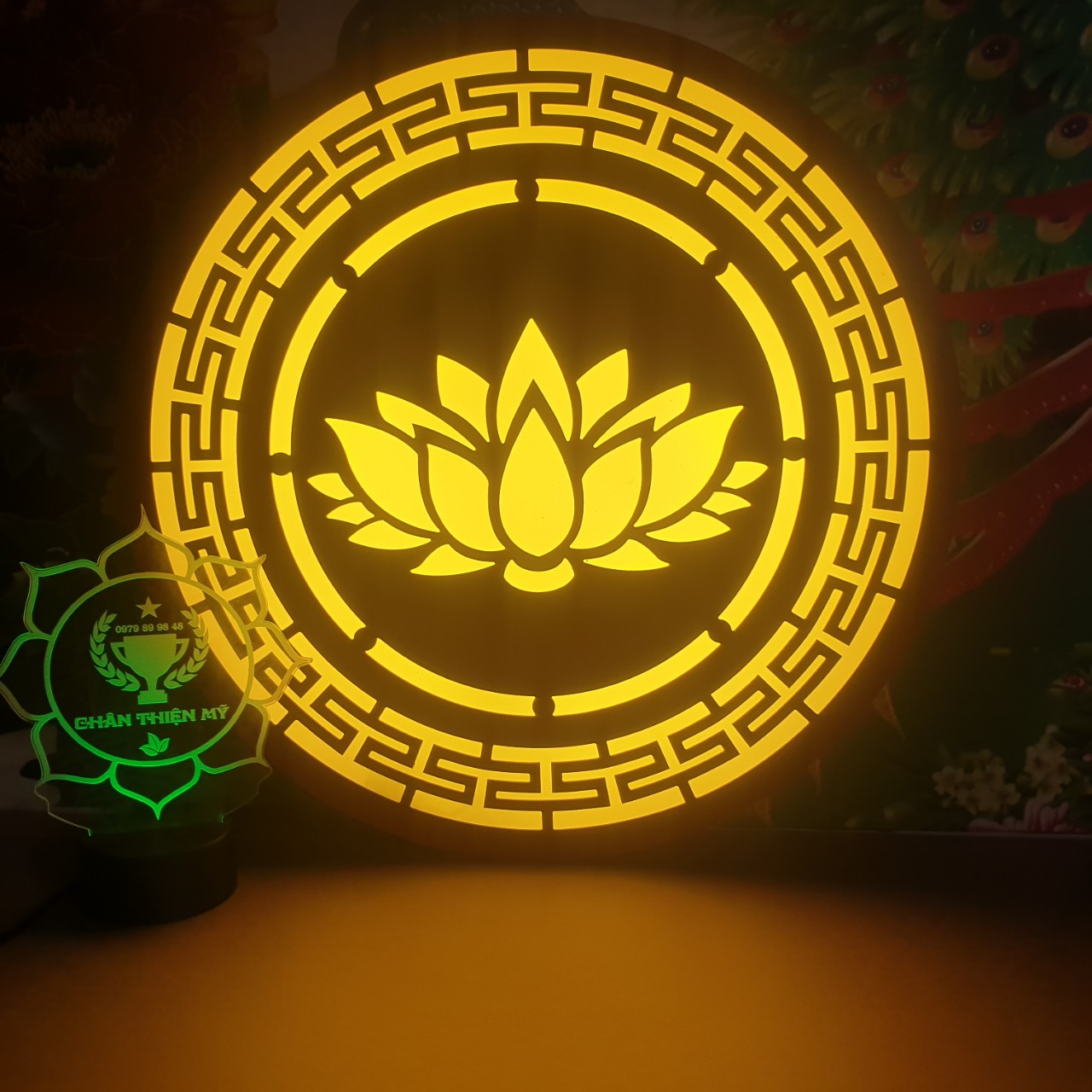 Đèn thờ hào quang CNC MS 02