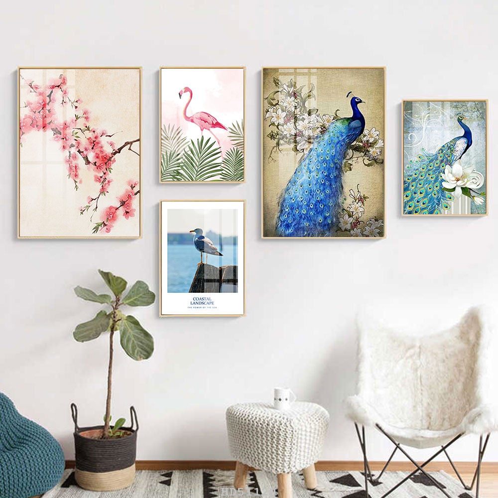 Bộ 5 bức tranh treo Phòng khách_PK8