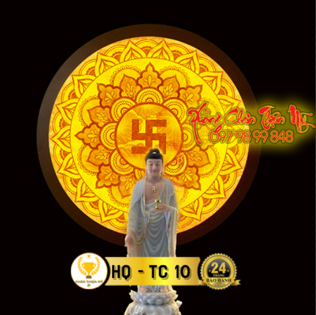 Hào quang trúc chỉ dùng thờ Phật