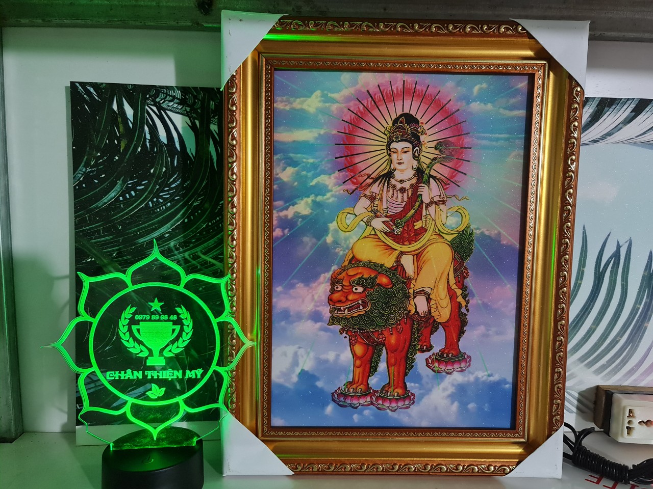 Tranh Văn Thù Sư Lợi Bồ Tát