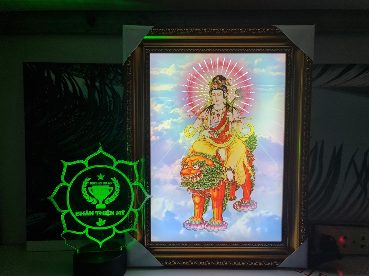 Tranh Văn Thù Sư Lợi Bồ Tát