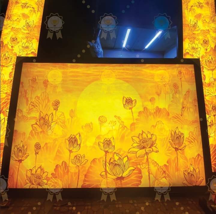 Tranh trúc chỉ in hình chữ nhật TC 45