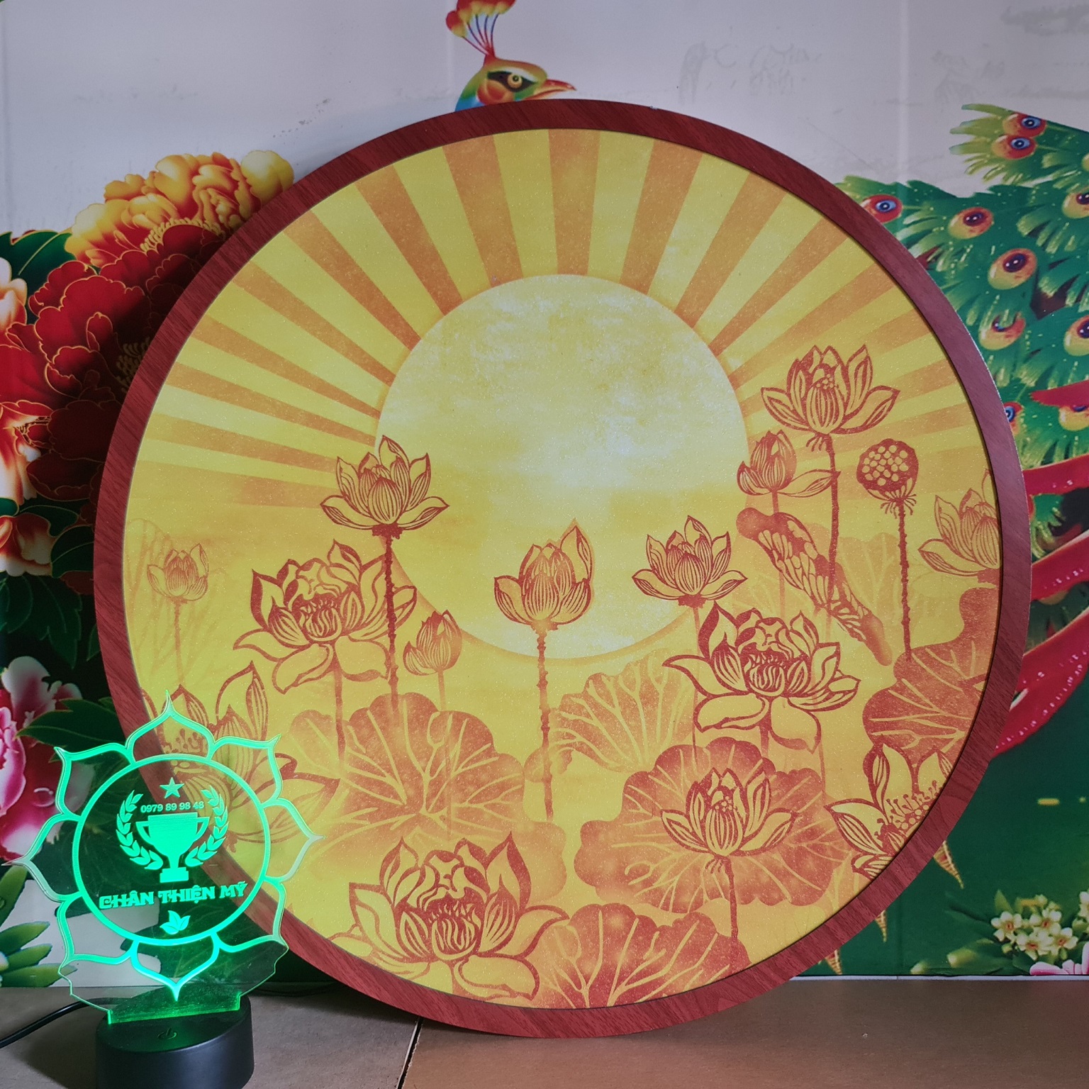 Hào quang trúc chỉ in MS 42