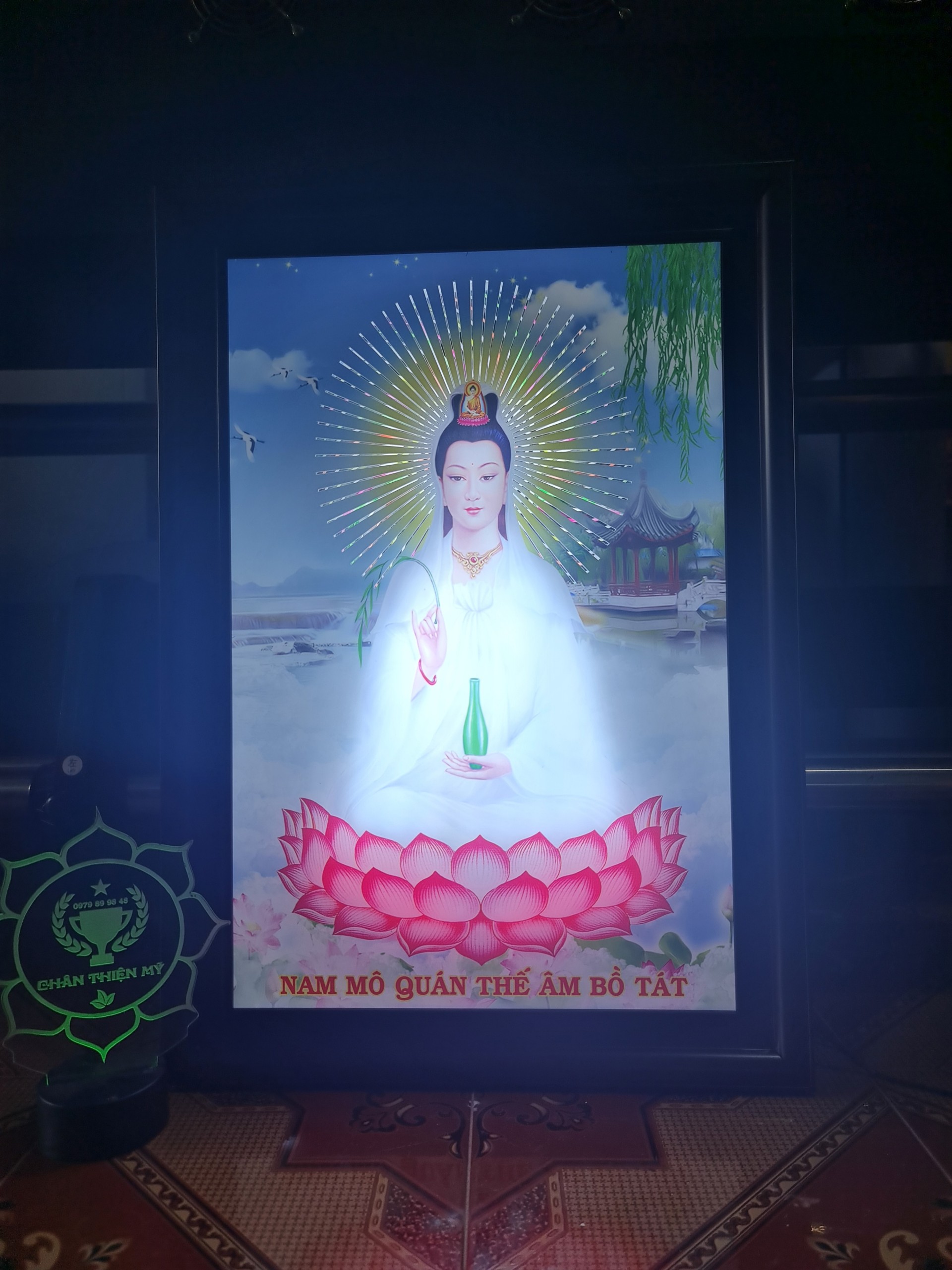 Tranh Quan Thế Âm Bồ Tát MS 01