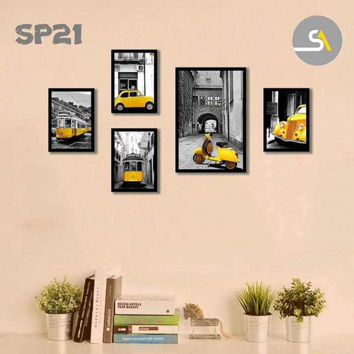 Bộ 5 bức tranh treo Phòng khách_PK7