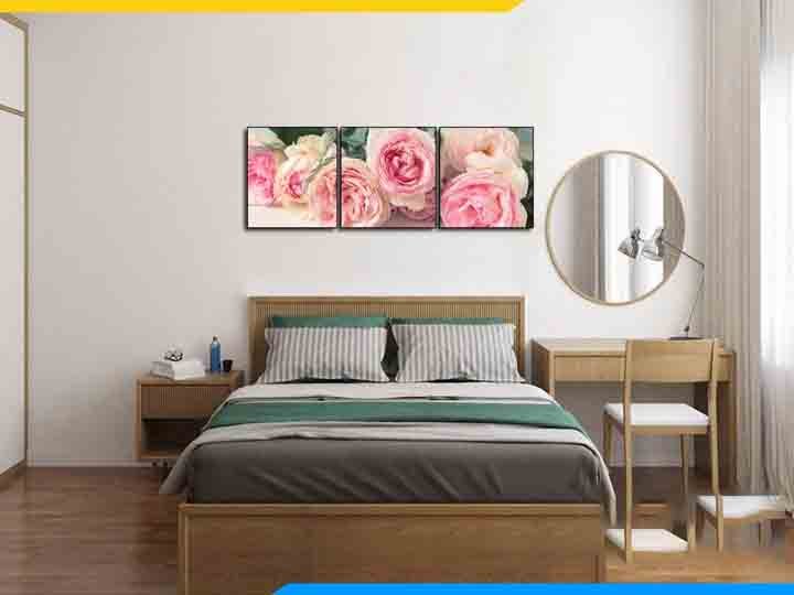 Bộ 3 bức tranh treo Phòng ngủ_PN8