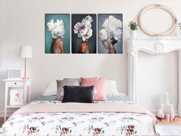 Bộ 3 bức tranh treo Phòng ngủ_PN5