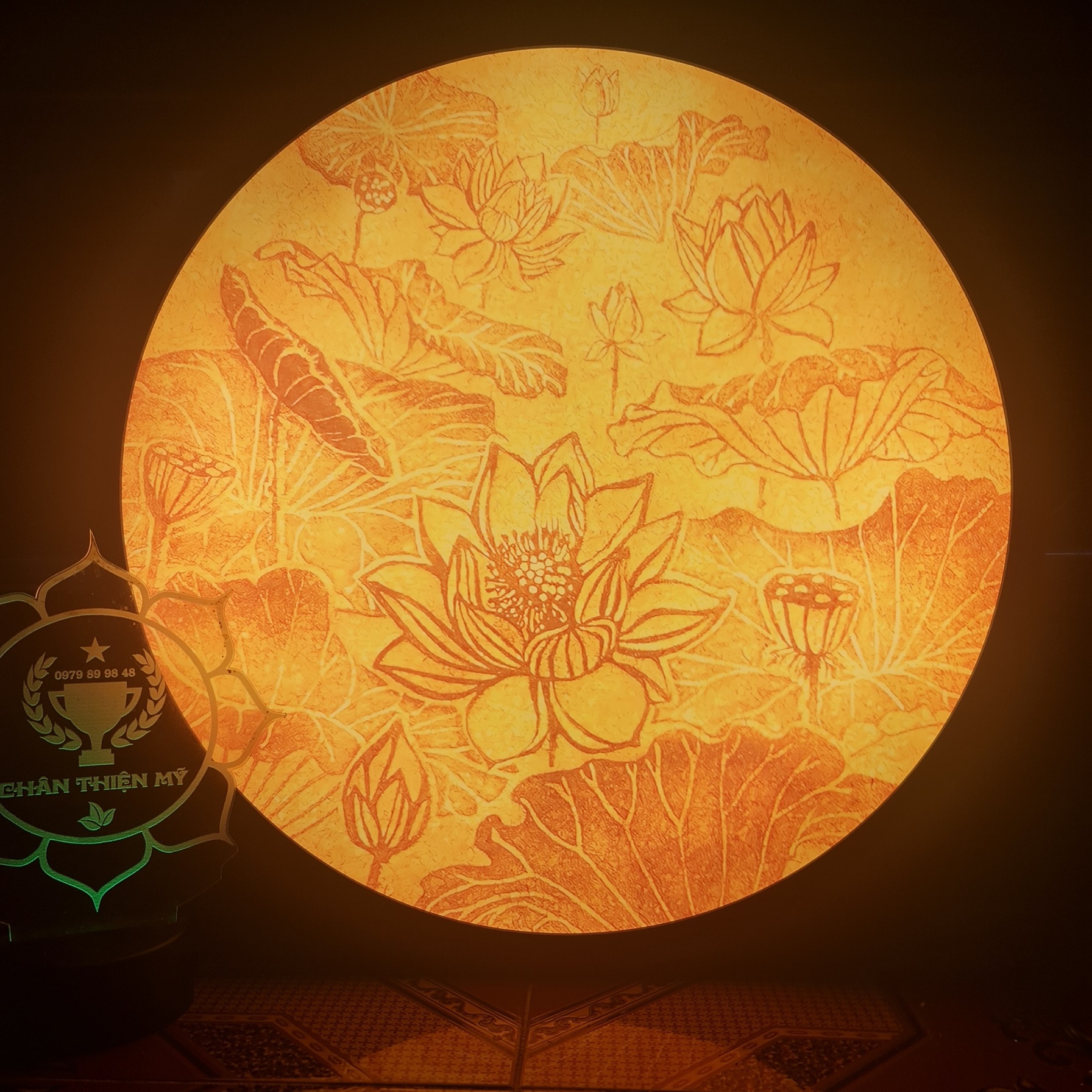 Hào quang trúc chỉ in ATC-HQ 75