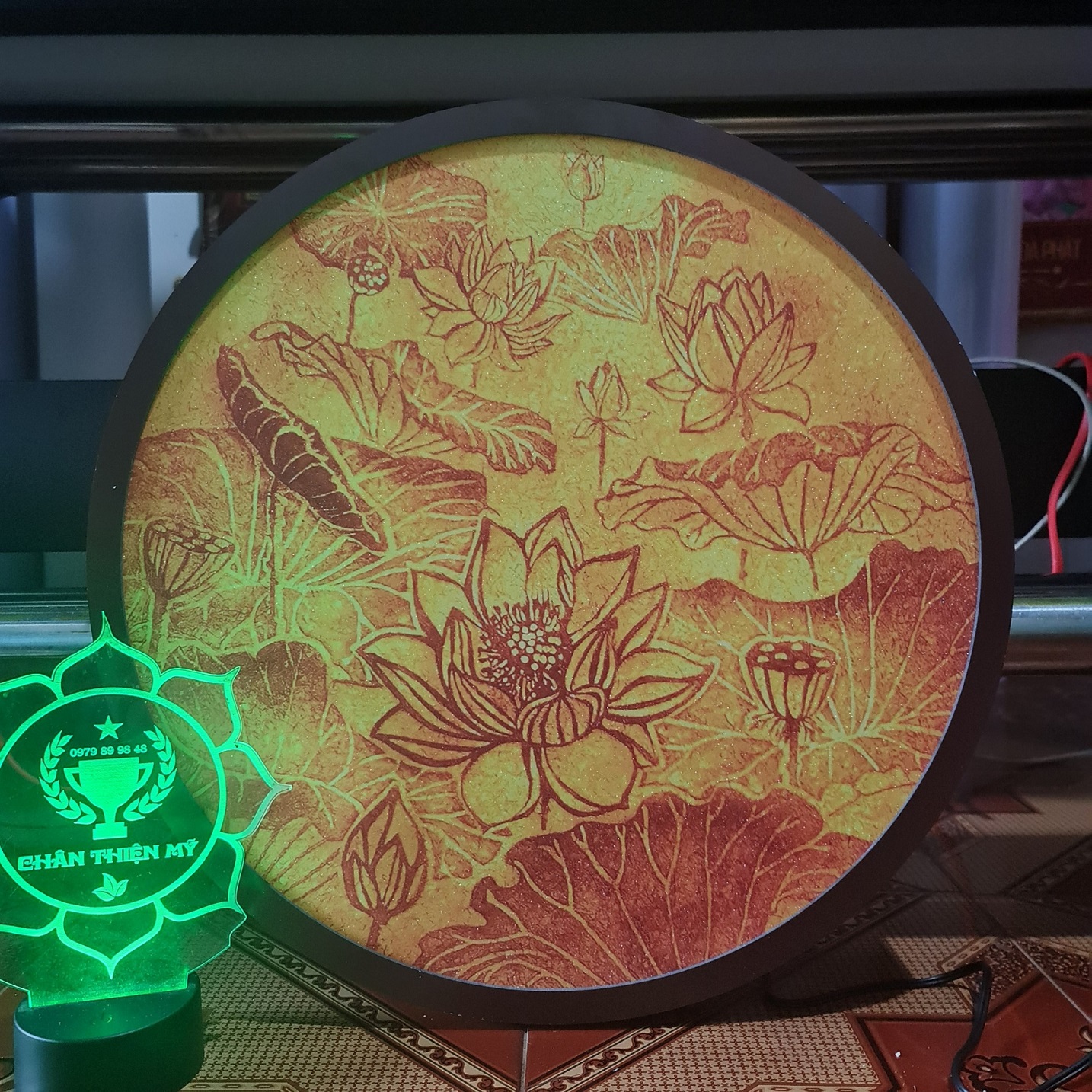 Hào quang trúc chỉ in ATC-HQ 75