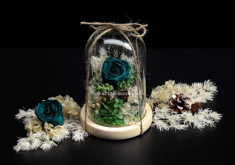 Bình lọ hoa sấy khô handmade trang trí