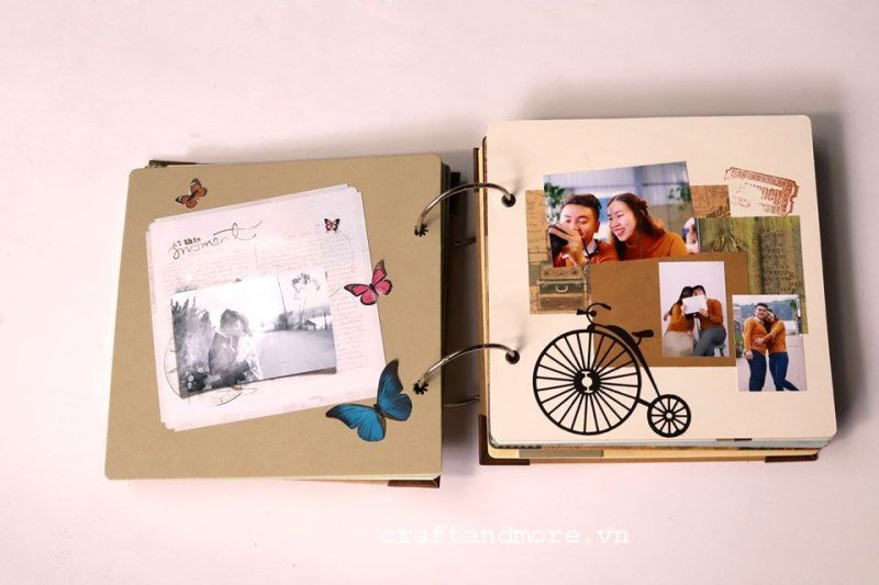 Dịch vụ làm & trang trí scrapbook album ảnh handmade theo yêu cầu