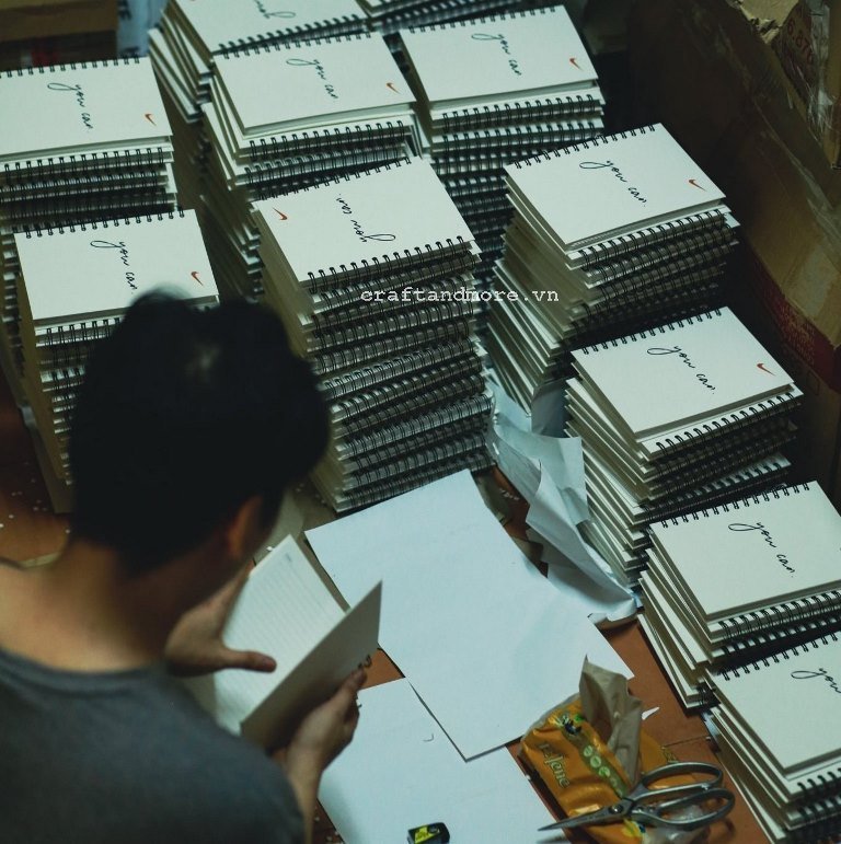 In sổ tay theo yêu cầu