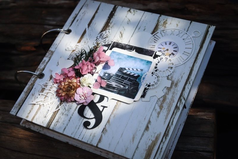 Mẫu scrapbook đẹp handmade vintage