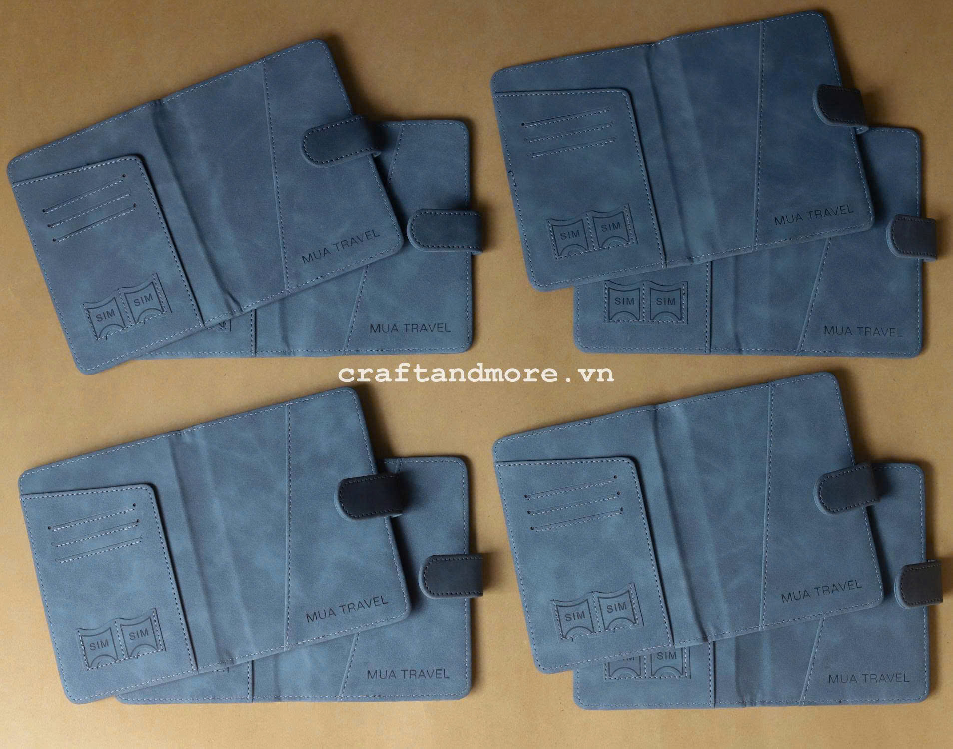 Ví Đựng Passport có 2 lớp trong và ngoài như nhau kháng nước, kháng bụi tốt